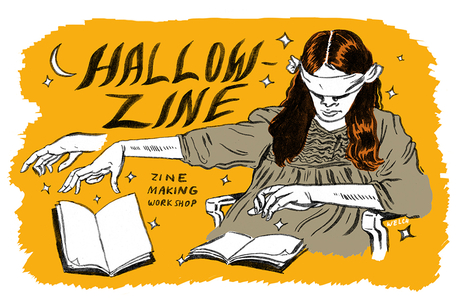 DiverseWorks - Hallow-Zine Making Workshop