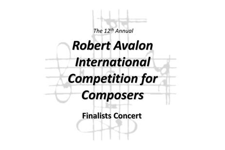 Foundation for Modern Music - Avalon International Competition