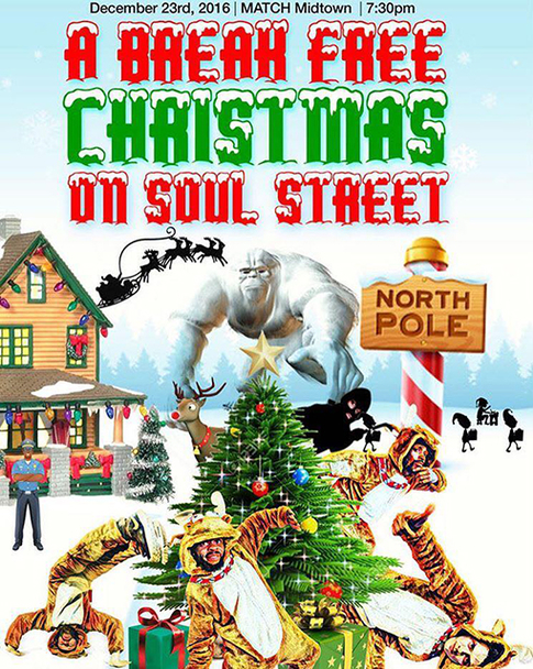 Break Free Christmas on Soul Street