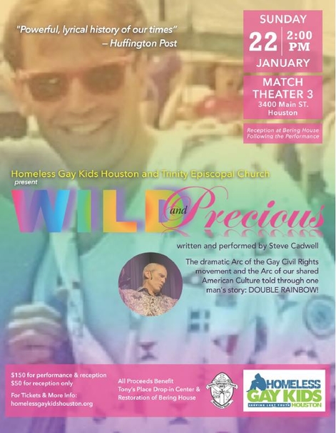Homeless Gay Kids Houston - Wild and Precious Poster Homeless Gay Kids Houston - Wild and Precious Poster