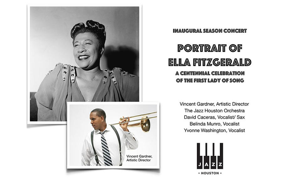 Jazz Houston - Portrait of Ella Fitzgerald 