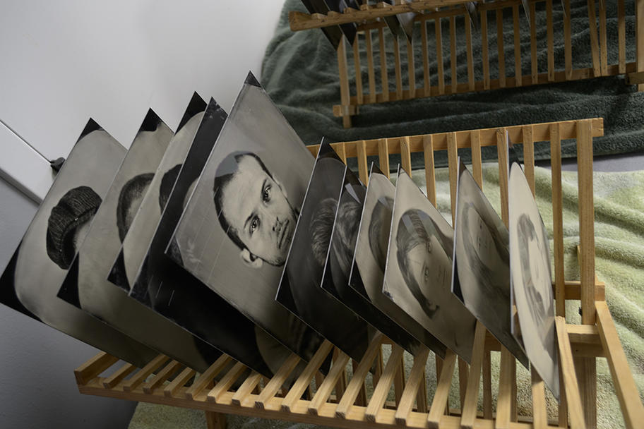 Keliy Anderson-Stalyey - Tintypes drying Keliy Anderson-Stalyey - Tintypes drying