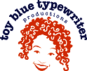 Toy Blue Typewriter Productions logo